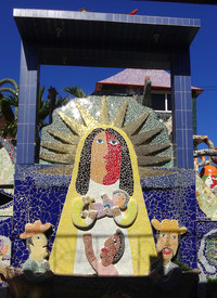 Fusterlandia in Havana, Cuba, is a wonderland created by mosaicist Jose Fuster in homage to artist Antoni Gaudi. Photo courtesy of Philip Courter.